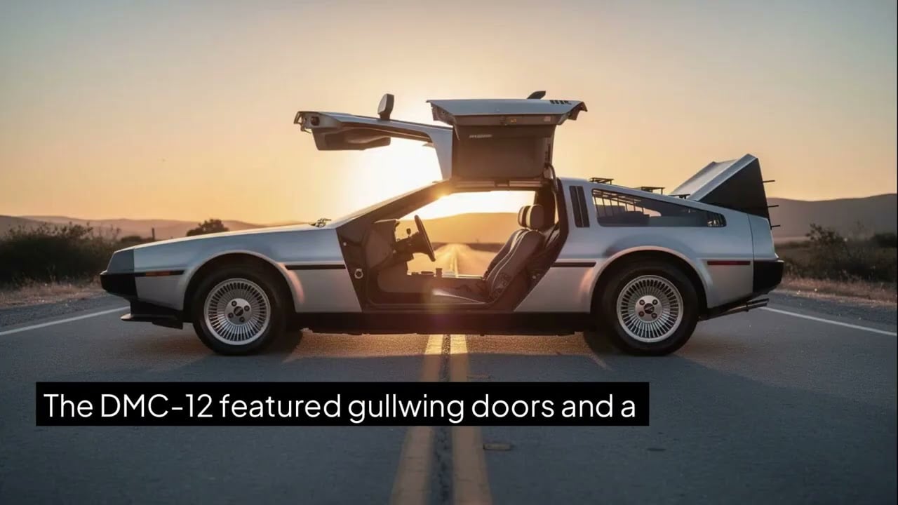 DeLorean DMC 12: The Failed Car That Became a Design Legend