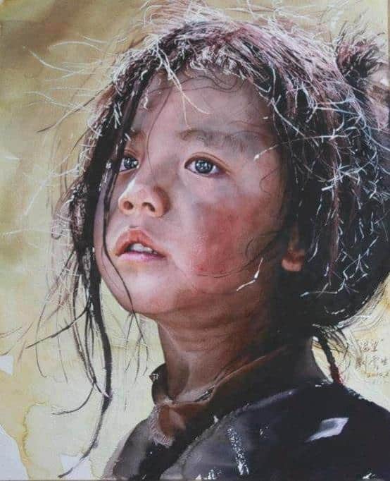 famous watercolor portrait artists