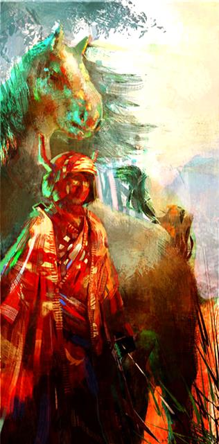 Samurai-spirit-Great digital ArtWorks by Francisco Albert