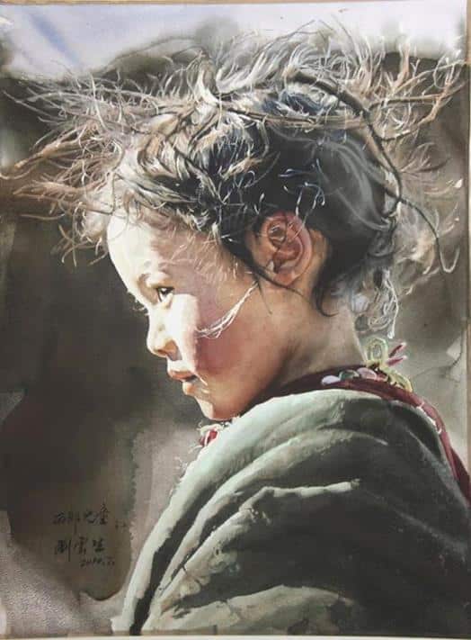 famous watercolor portrait artists