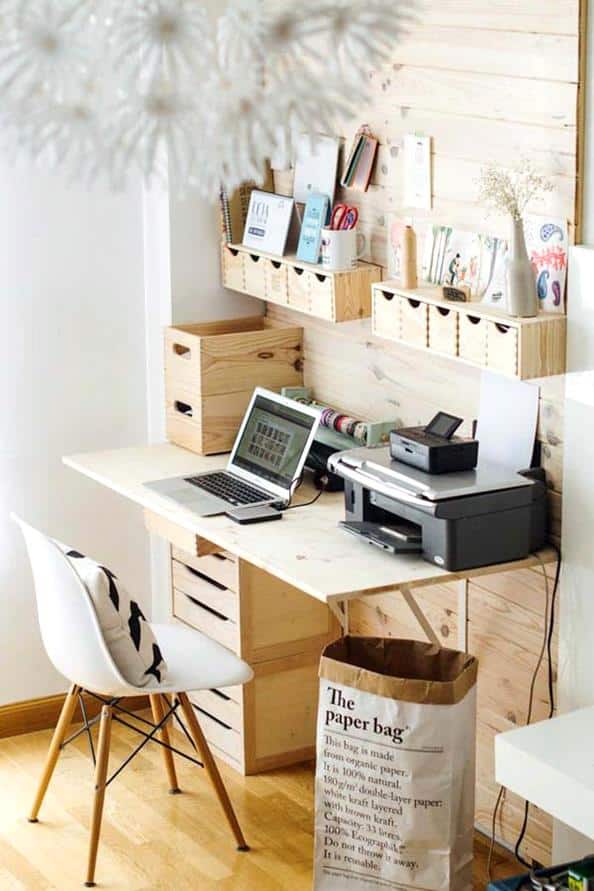 clever office organisation 7 diy office table office diy Diy office decor ideas