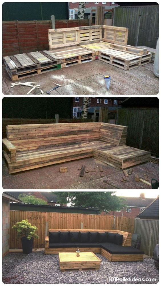 outdoor sofa diy