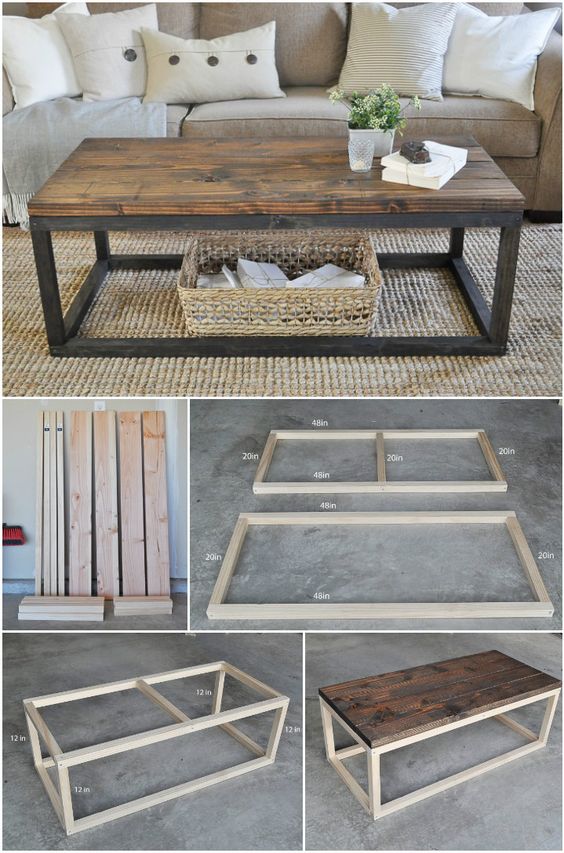 awesome diy coffee table