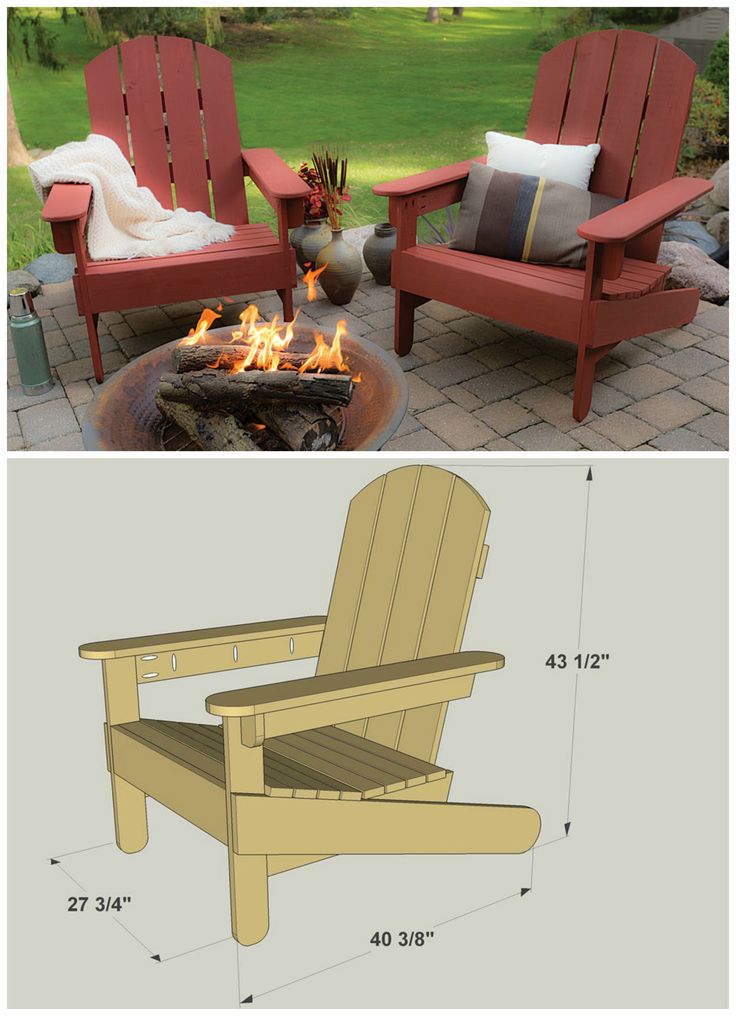 DIY outdoor chair