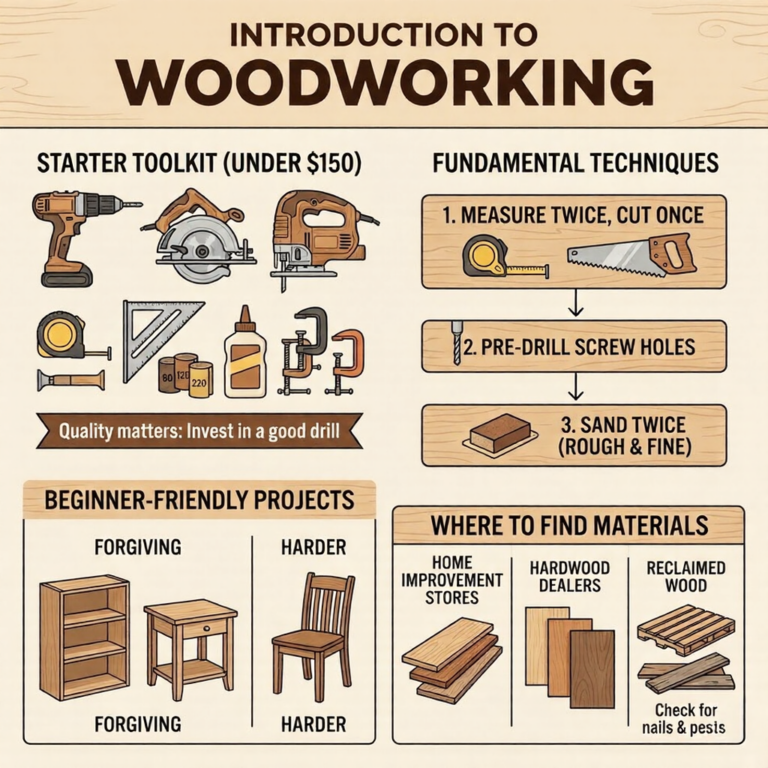 DIY Furniture Woodworking Projects: 20 Beginner Ideas