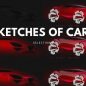 sketches of cars – step by step