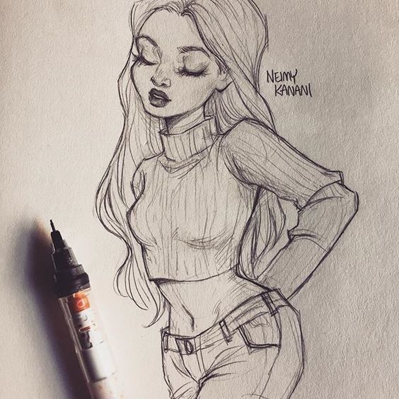 cool drawing ideas for girls