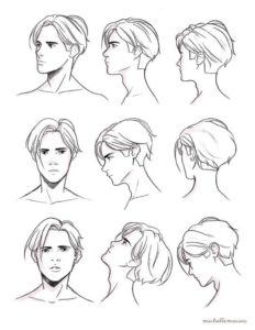 30+ How to draw hair | Sky Rye Design