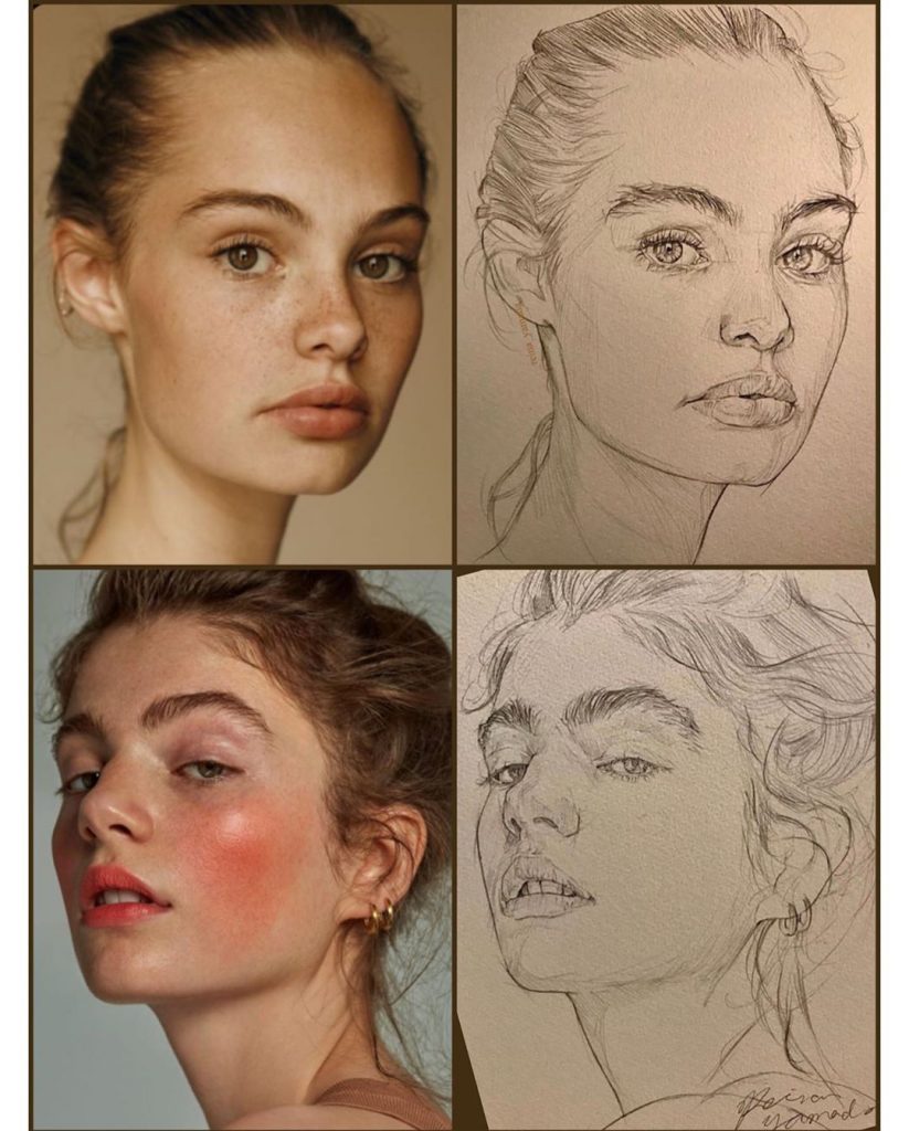 Erik Barrett How To Draw Portrait: Drawing Guide Book with Simple India |  Ubuy
