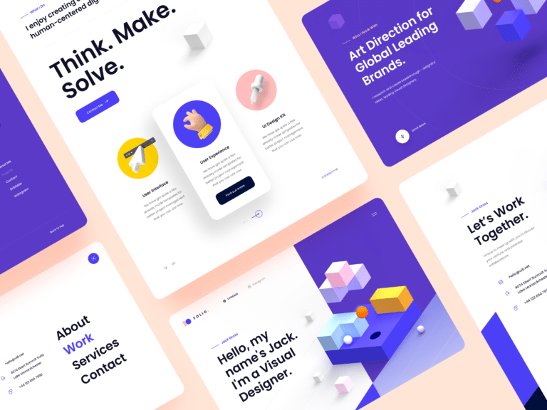 3D in UI/UX design. 25+ Ideas | Sky Rye Design