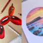 40+ Drawing ideas with colored pencils