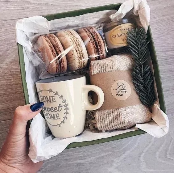 Hug in a Mug with Coffee and Baked Goods | Sympathy Gift Basket – The  Meeting Place on Market