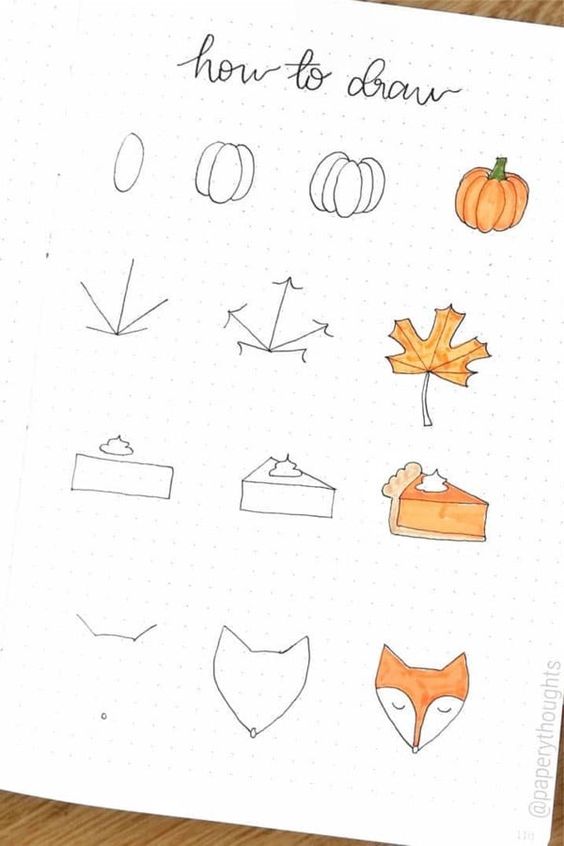 10 Easy-to-Follow Cute Fall Drawing Ideas for All Ages