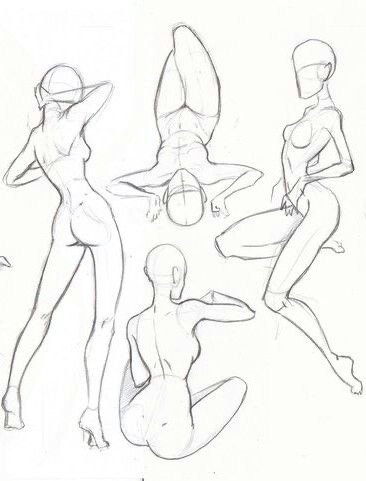 ArtStation - Female Figure Drawing - Vol 18 - Reference Pictures | Resources