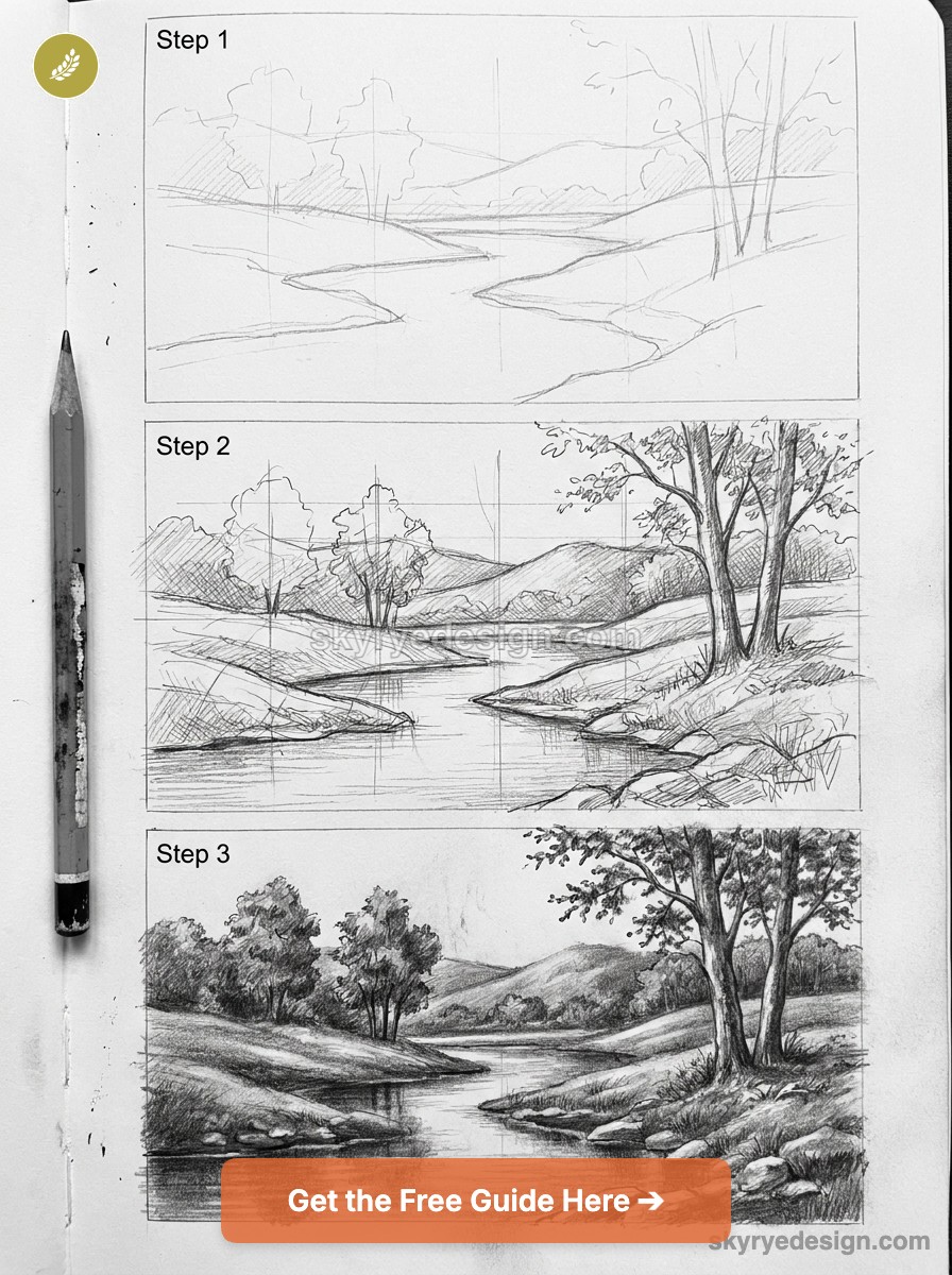Landscape Drawing Guide: Easy Sketches, Tools & Tips