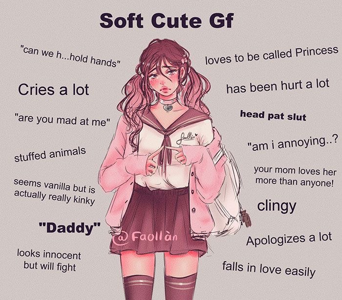 Soft cute gf.