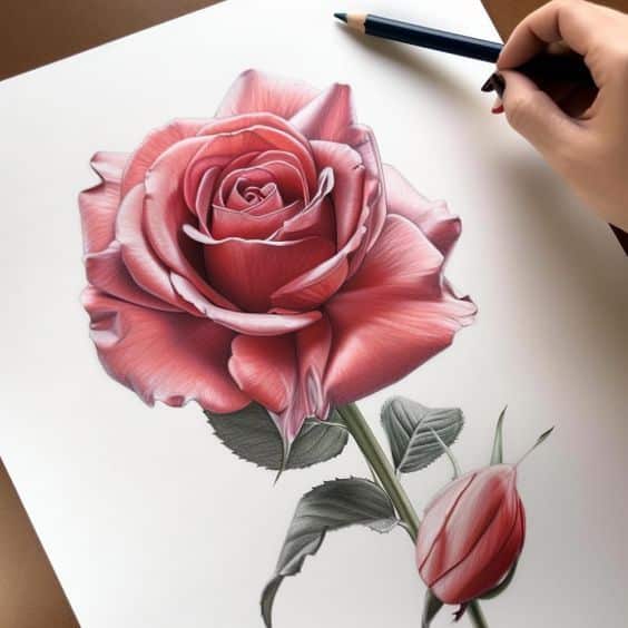 10 Rose Drawing Ideas For Every Skill Level 10 Rose Drawing Ideas For Every Skill Level