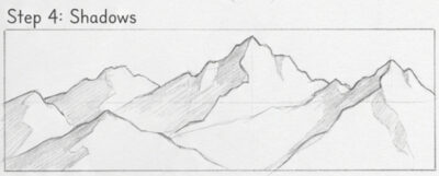 Mountains Drawing: How to Draw Peaks with Real Depth