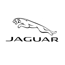 Jaguar logo featuring a leaping jaguar silhouette above the brand name on a white background.