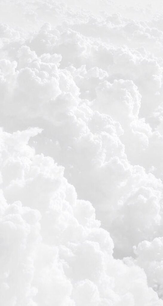 Fluffy white clouds forming a serene sky backdrop, perfect for calming or dreamy themes.