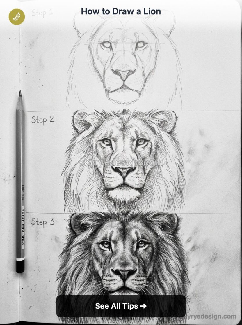 How to Draw a Lion: Step-by-Step 2026 Guide