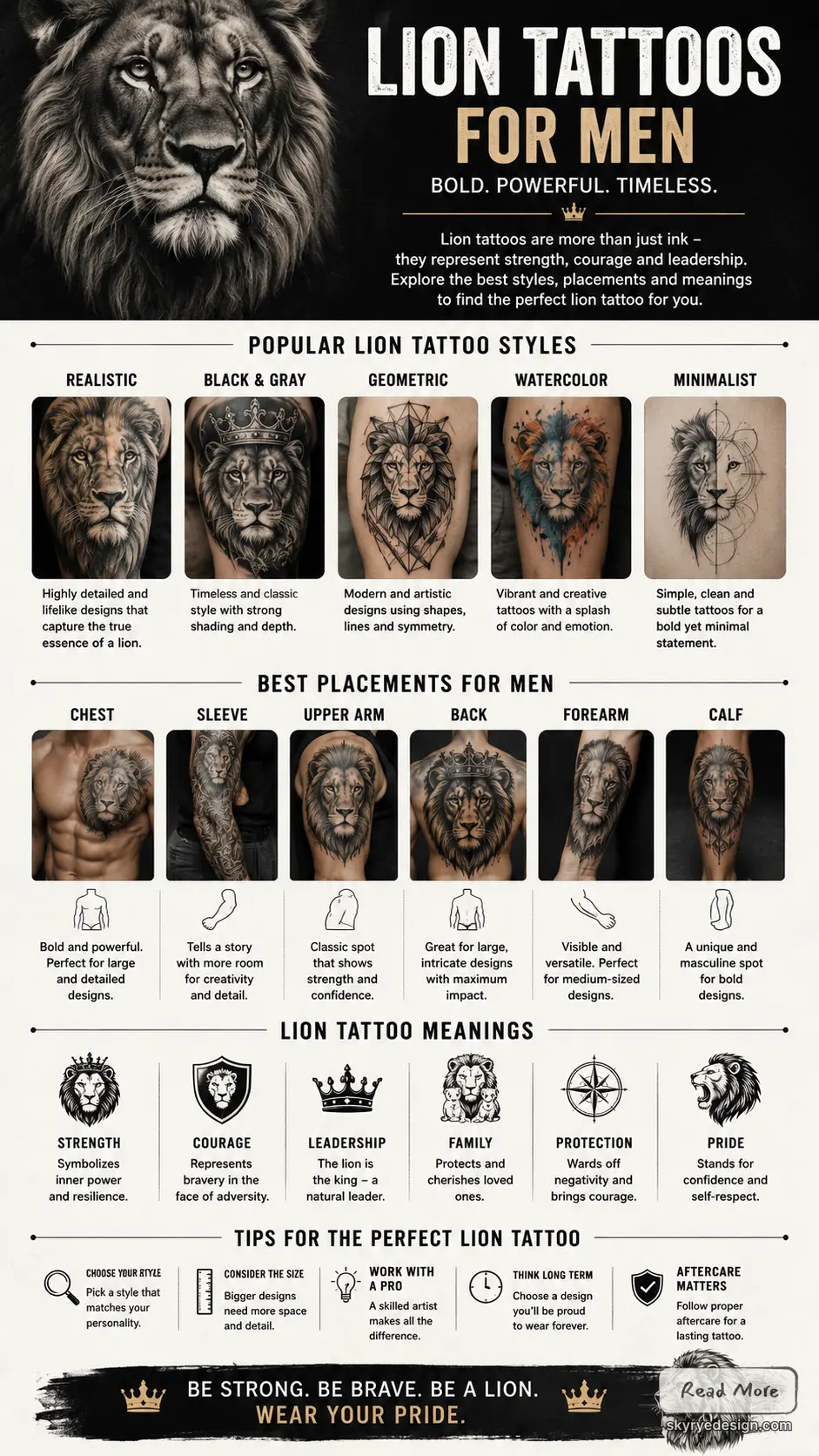 1f7cf972-f96b-4235-9bcf-7df9bc434a6e Infographic: Lion tattoos for men - popular styles, best placements, meanings & tips for bold, timeless designs | Sky Rye Design Infographic: Lion tattoos for men - popular styles, best placements, meanings & tips for bold, timeless designs