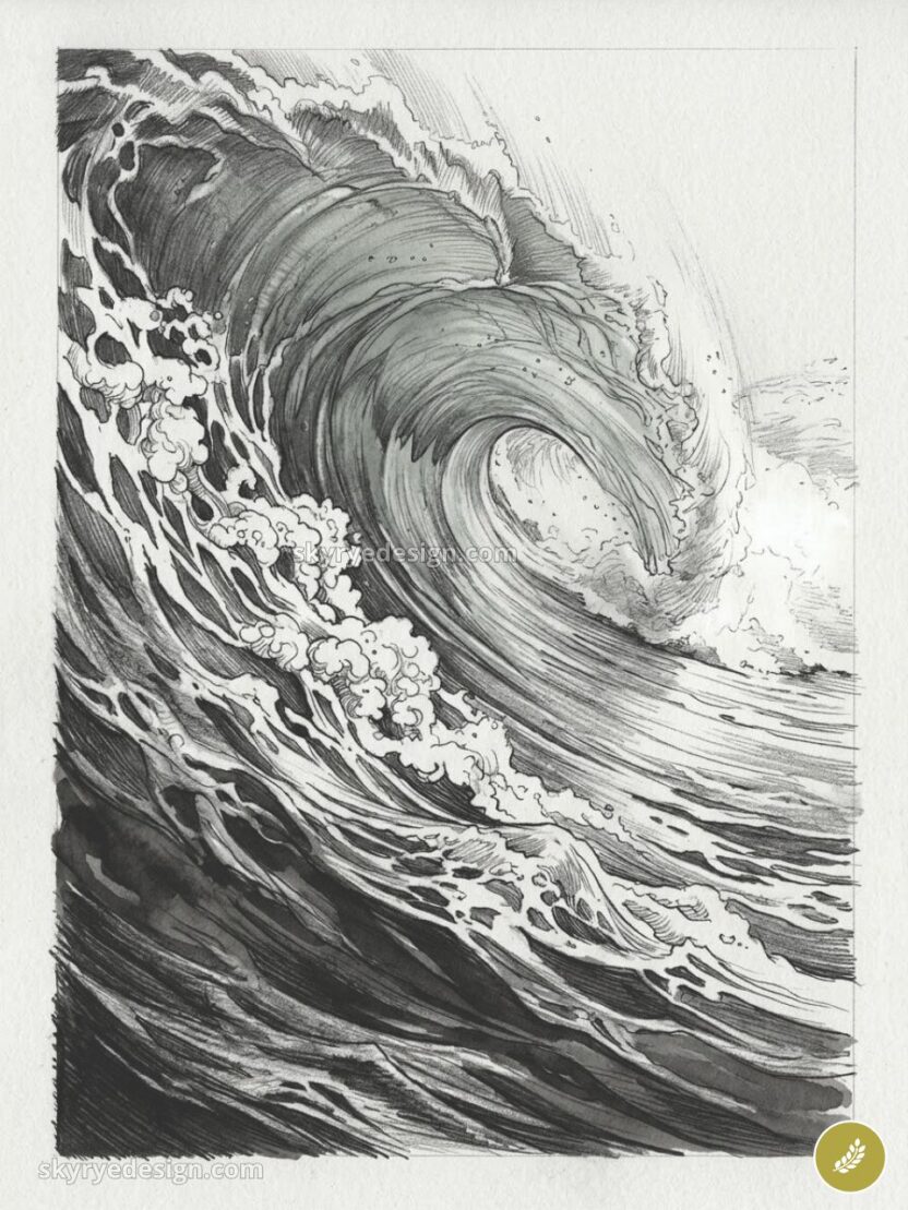 Sea Drawing With Rode Ocean Drawing: How to Draw Waves Step by Step 2026