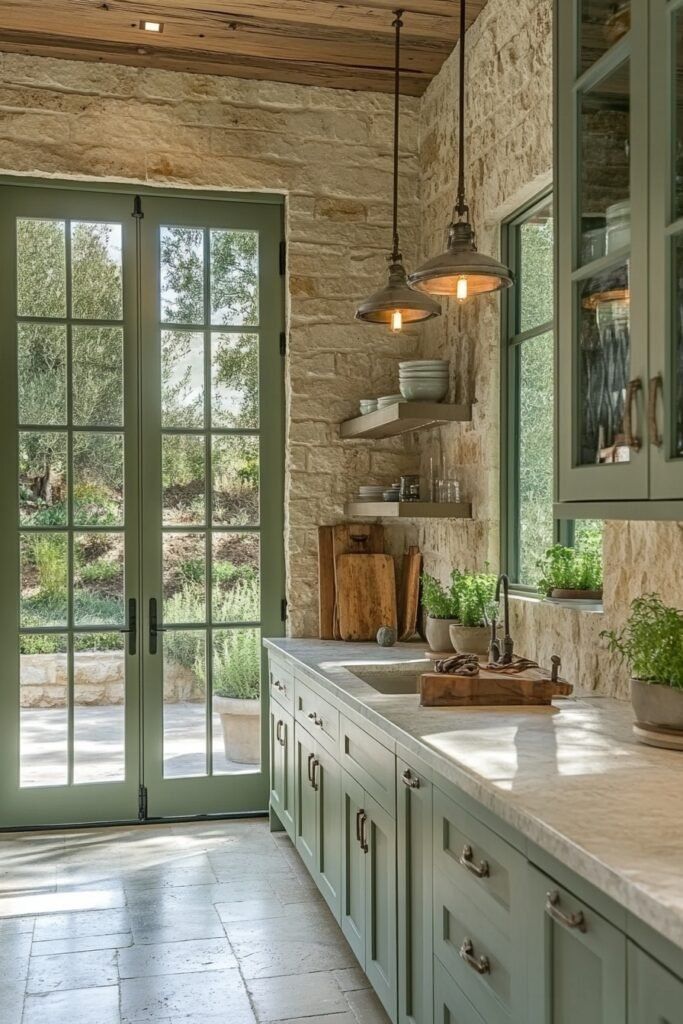 29 Earthy Kitchen Ideas to Incorporate Wood Stone and Natural Tones | Sky Rye Design