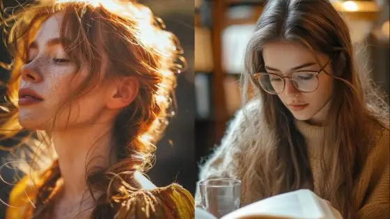 Best Free Profile Picture Maker for Professional Headshots Two women appear side by side; one basking in sunlight, the other reading with glasses in a cozy setting. | Sky Rye Design Two women appear side by side; one basking in sunlight, the other reading with glasses in a cozy setting.