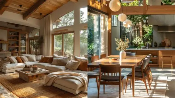 Essential Tips for a Seamless Move Spacious modern living and dining area with large windows, wooden furniture, and natural light. | Sky Rye Design Spacious modern living and dining area with large windows, wooden furniture, and natural light.