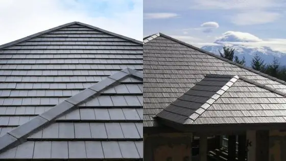 Viewing Deck Blog 1 Comparison of two modern roofing designs with shingle tiles under a cloudy sky, showcasing durability and style. | Sky Rye Design Comparison of two modern roofing designs with shingle tiles under a cloudy sky, showcasing durability and style.