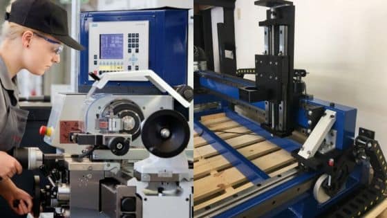 Viewing Deck Blog 3 Technician operating machinery in a factory; industrial equipment displayed side by side. | Sky Rye Design Technician operating machinery in a factory; industrial equipment displayed side by side.