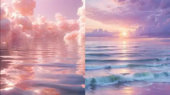 Viewing Deck Blog 75 Dreamy ocean sunset with cotton candy clouds reflecting on the water, evoking tranquility and wonder. | Sky Rye Design Dreamy ocean sunset with cotton candy clouds reflecting on the water, evoking tranquility and wonder.