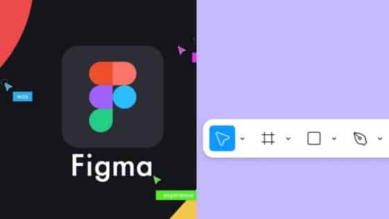 Viewing Deck Blog 90 Figma logo with design tools, showcasing a creative digital interface on a colorful split background. | Sky Rye Design Figma logo with design tools, showcasing a creative digital interface on a colorful split background.