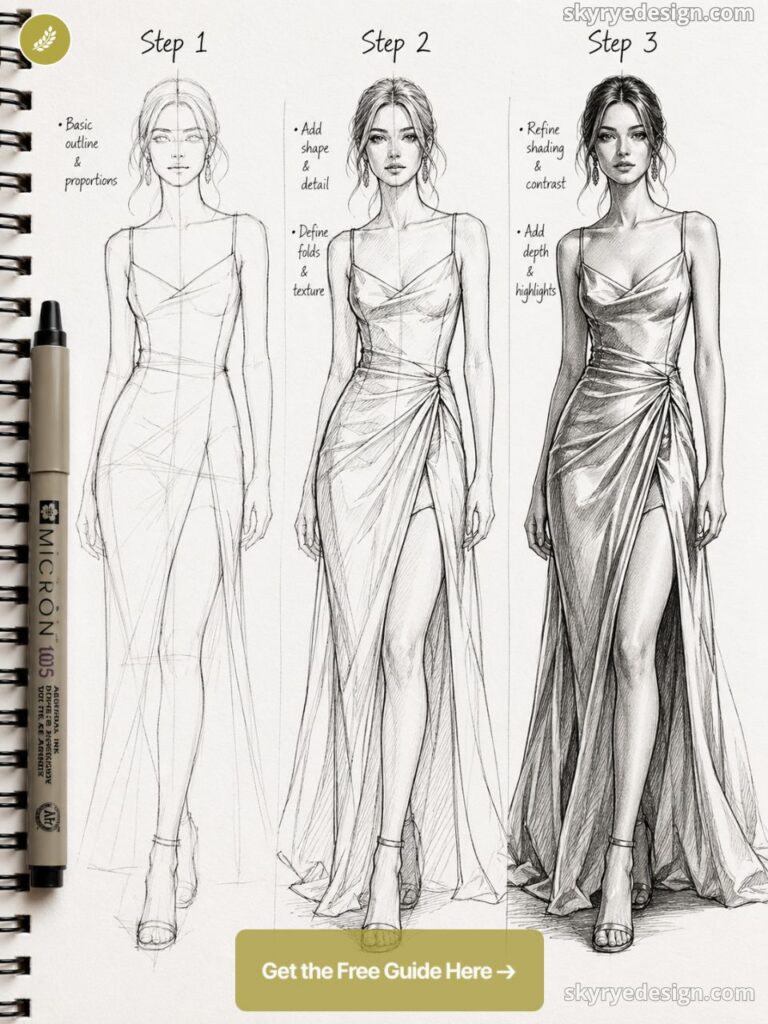 Dress Drawing 15 Fashion Sketch Ideas Step by Step 2026 dress-drawing-15-fashion-sketch-ideas-step-by-step-2026