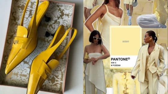 Viewing Deck Blog 2 Yellow fashion inspiration with shoes and outfits, featuring Pantone 13-0647 illuminating for a vibrant look. | Sky Rye Design Yellow fashion inspiration with shoes and outfits, featuring Pantone 13-0647 illuminating for a vibrant look.