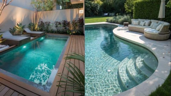 Viewing Deck Blog - 2025-05-16T191828230 Modern backyard pools with elegant design, lush greenery, and cozy seating areas perfect for relaxation and leisure. | Sky Rye Design Modern backyard pools with elegant design, lush greenery, and cozy seating areas perfect for relaxation and leisure.