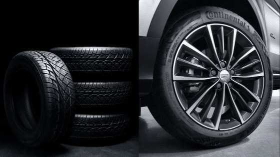 Viewing Deck Blog 3 Stacked car tires and a Continental tire on a vehicle showcasing sleek design and performance. | Sky Rye Design Stacked car tires and a Continental tire on a vehicle showcasing sleek design and performance.