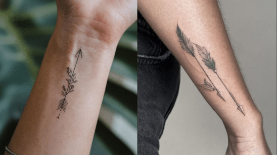 Viewing Deck Blog 5 Minimalist arrow tattoos on forearms featuring nature-inspired designs, showcasing creativity and artistry in body art. | Sky Rye Design Minimalist arrow tattoos on forearms featuring nature-inspired designs, showcasing creativity and artistry in body art.