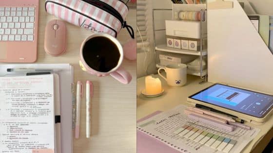 Want Better Grades Try Smodin AI Grader Cute pink study setup with notes, pastel stationery, keyboard, coffee mug, tablet, candle, and organizer on a desk. | Sky Rye Design Cute pink study setup with notes, pastel stationery, keyboard, coffee mug, tablet, candle, and organizer on a desk.