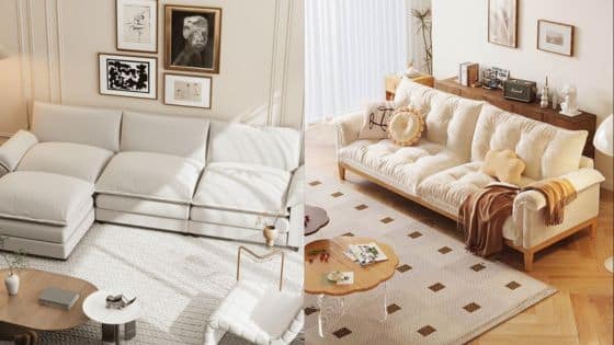 Why a Sectional Sleeper Sofa Is the Smartest Furniture Own Modern living rooms with cozy sofas, neutral tones, and stylish decor elements for a warm and inviting atmosphere. | Sky Rye Design Modern living rooms with cozy sofas, neutral tones, and stylish decor elements for a warm and inviting atmosphere.