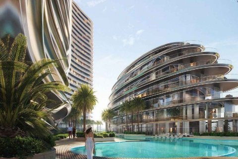 aquarise-04_480x320 Futuristic luxury waterfront buildings with a swimming pool, surrounded by palm trees under a clear blue sky. | Sky Rye Design Futuristic luxury waterfront buildings with a swimming pool, surrounded by palm trees under a clear blue sky.