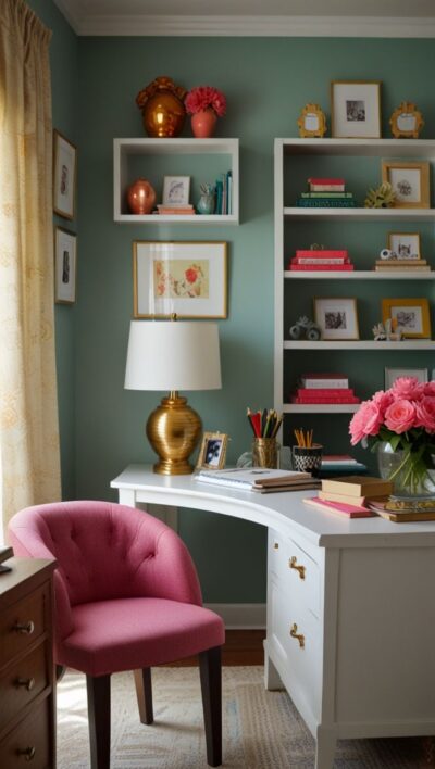 Pantone Home Office Design Ideas to Brighten Your Workspace