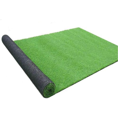 Rolled out artificial grass rug, ideal for easy landscaping and low-maintenance lawns.