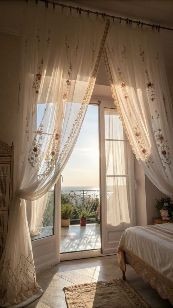 Chic and Cozy Curtain Ideas to Perfect Your Boho Bedroom | Sky Rye Design