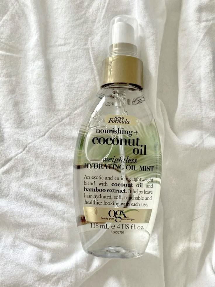 OGX Nourishing Coconut Oil Weightless Hydration Oil Mist 🥥🫧 linked | Sky Rye Design