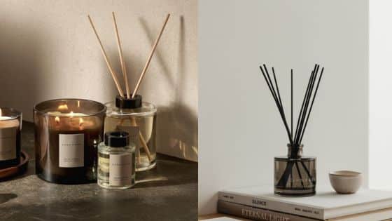 Viewing Deck Blog - 2025-06-13T215031231 Scented candles and reed diffusers on a table for home fragrance and decor enhancement. | Sky Rye Design Scented candles and reed diffusers on a table for home fragrance and decor enhancement.