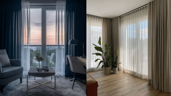 Viewing Deck Blog 4 Stylish interior designs with floor-to-ceiling windows, sheer curtains, and modern furniture enhancing natural light. | Sky Rye Design Stylish interior designs with floor-to-ceiling windows, sheer curtains, and modern furniture enhancing natural light.