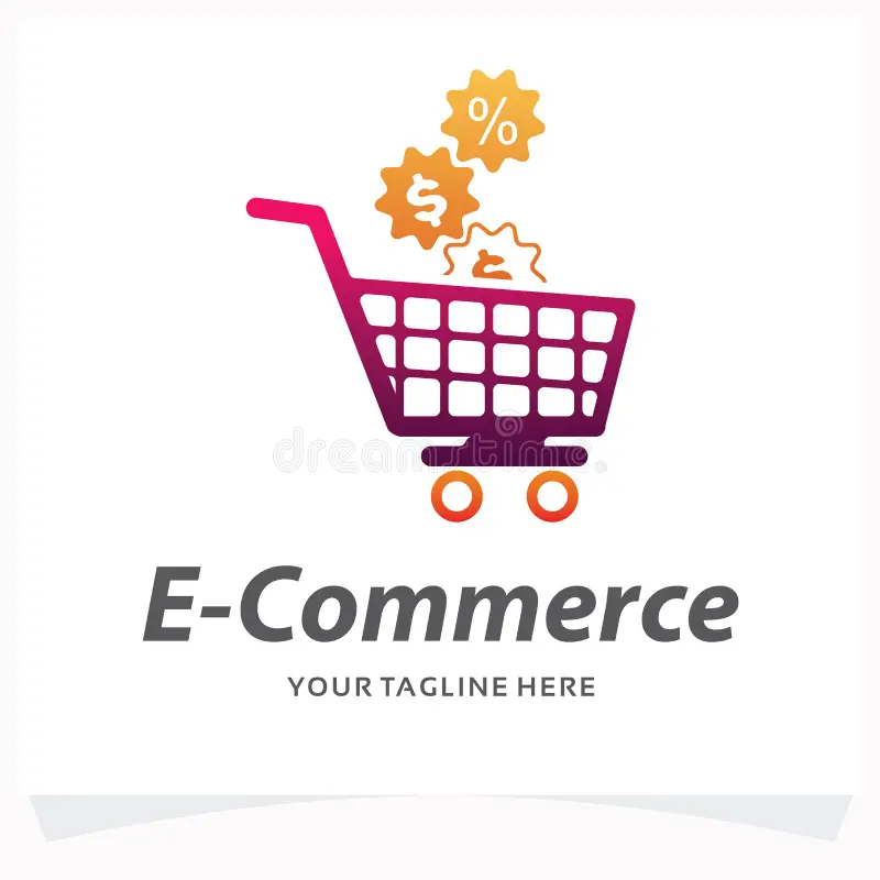 e-commerce-logo-design-template-white-background-e-commerce-logo-design-template-212252837 | Sky Rye Design