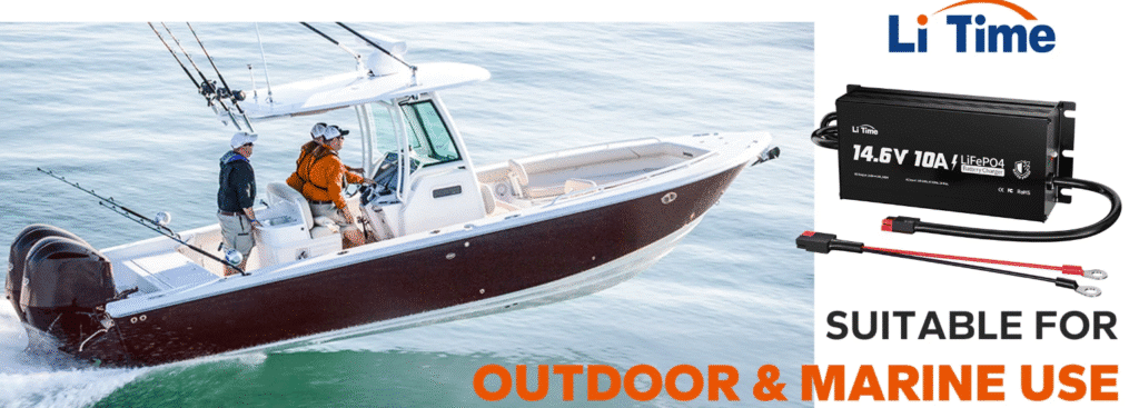 image1 Fishing boat powered by LiFePO4 14.6V 10A battery charger, ideal for outdoor and marine applications. | Sky Rye Design Fishing boat powered by LiFePO4 14.6V 10A battery charger, ideal for outdoor and marine applications.